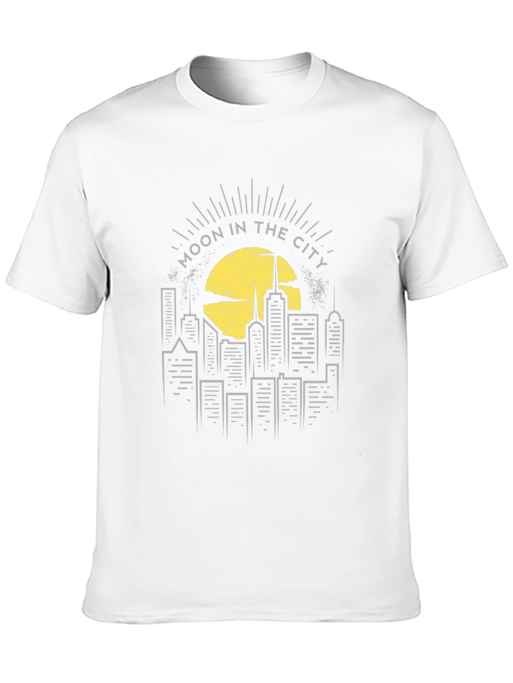 Moon in the City Graphic Tee - Black