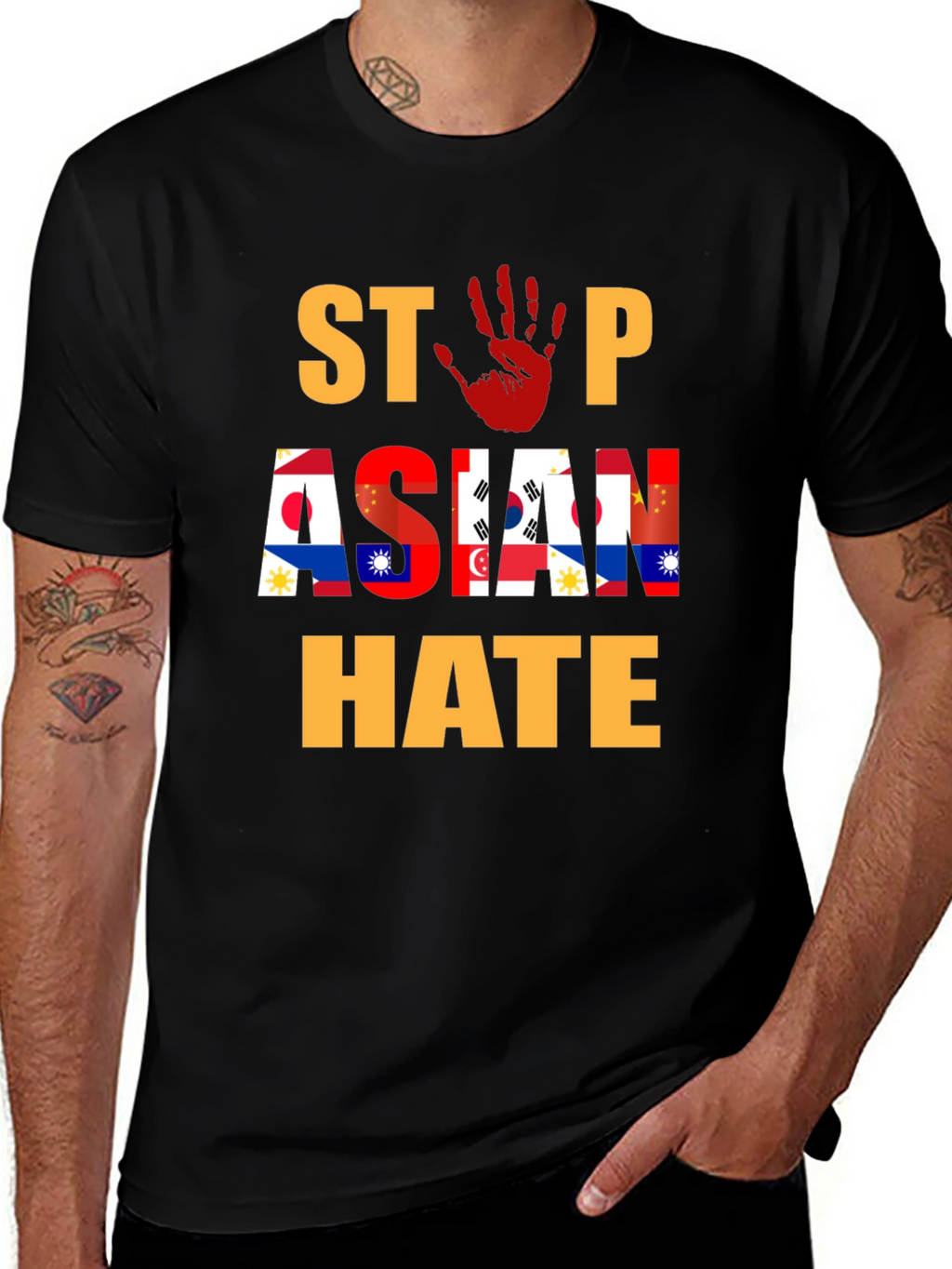 Stop Asian Hate T-Shirt - Equality & Awareness