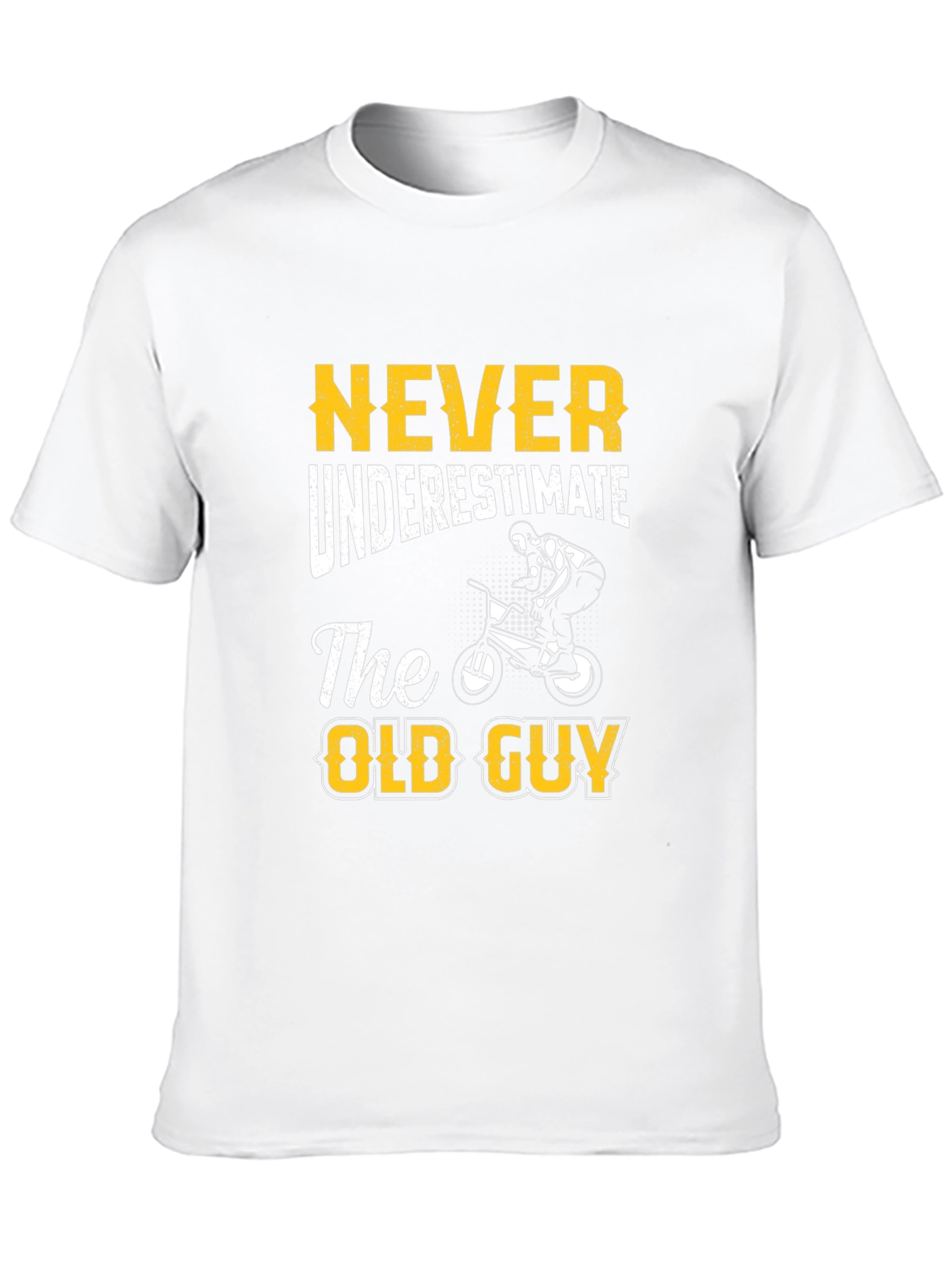 Never Underestimate The Old Guy T-Shirt - Cycling