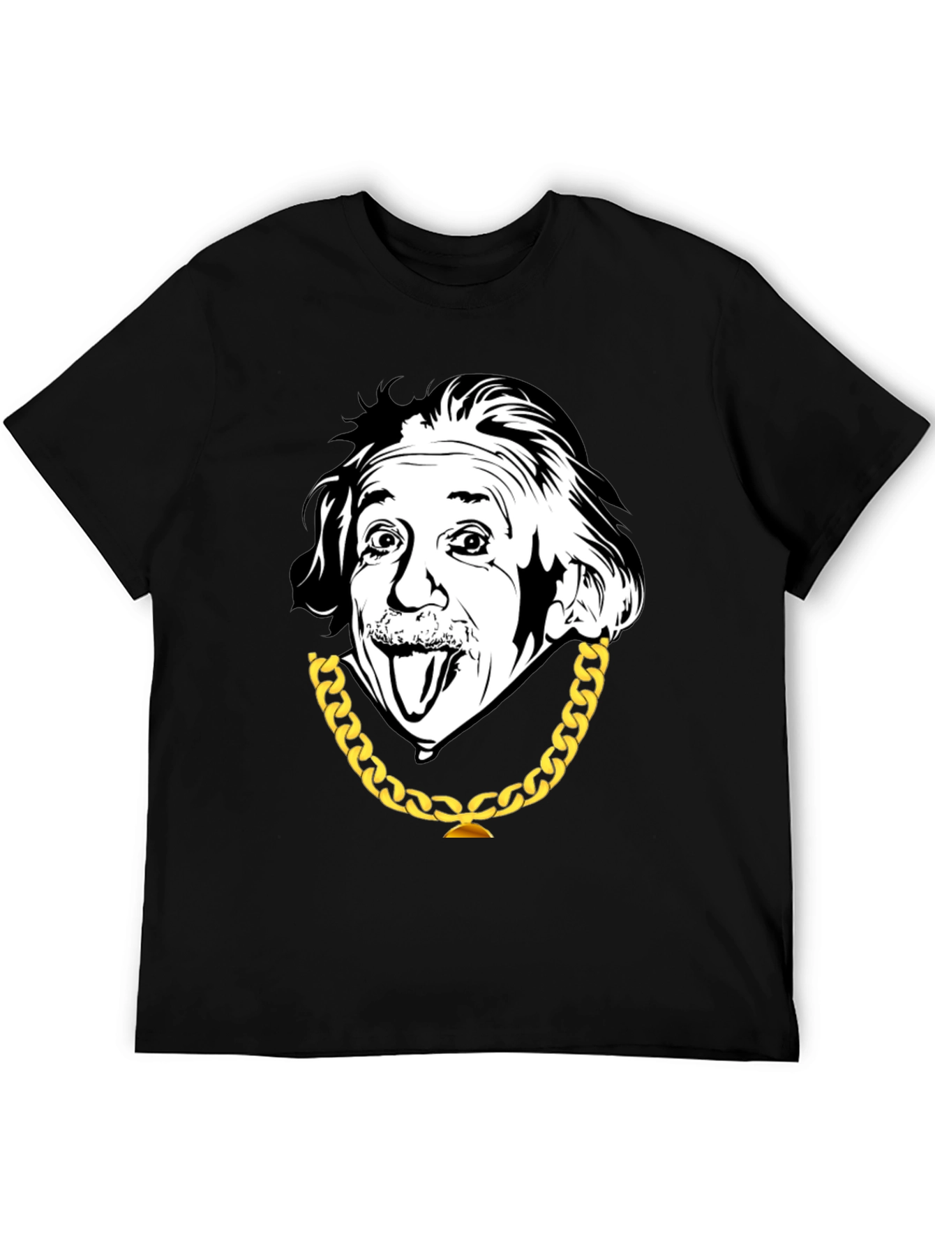 Einstein Graphic T-Shirt - Black Cotton Tee