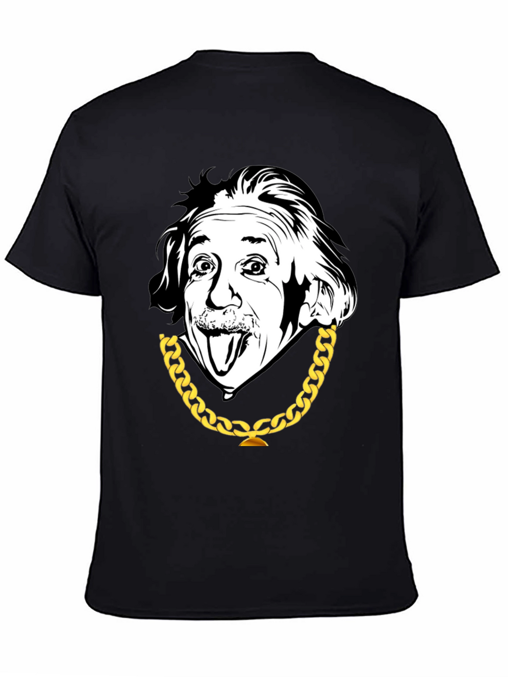 Einstein Graphic T-Shirt - Black Cotton Tee