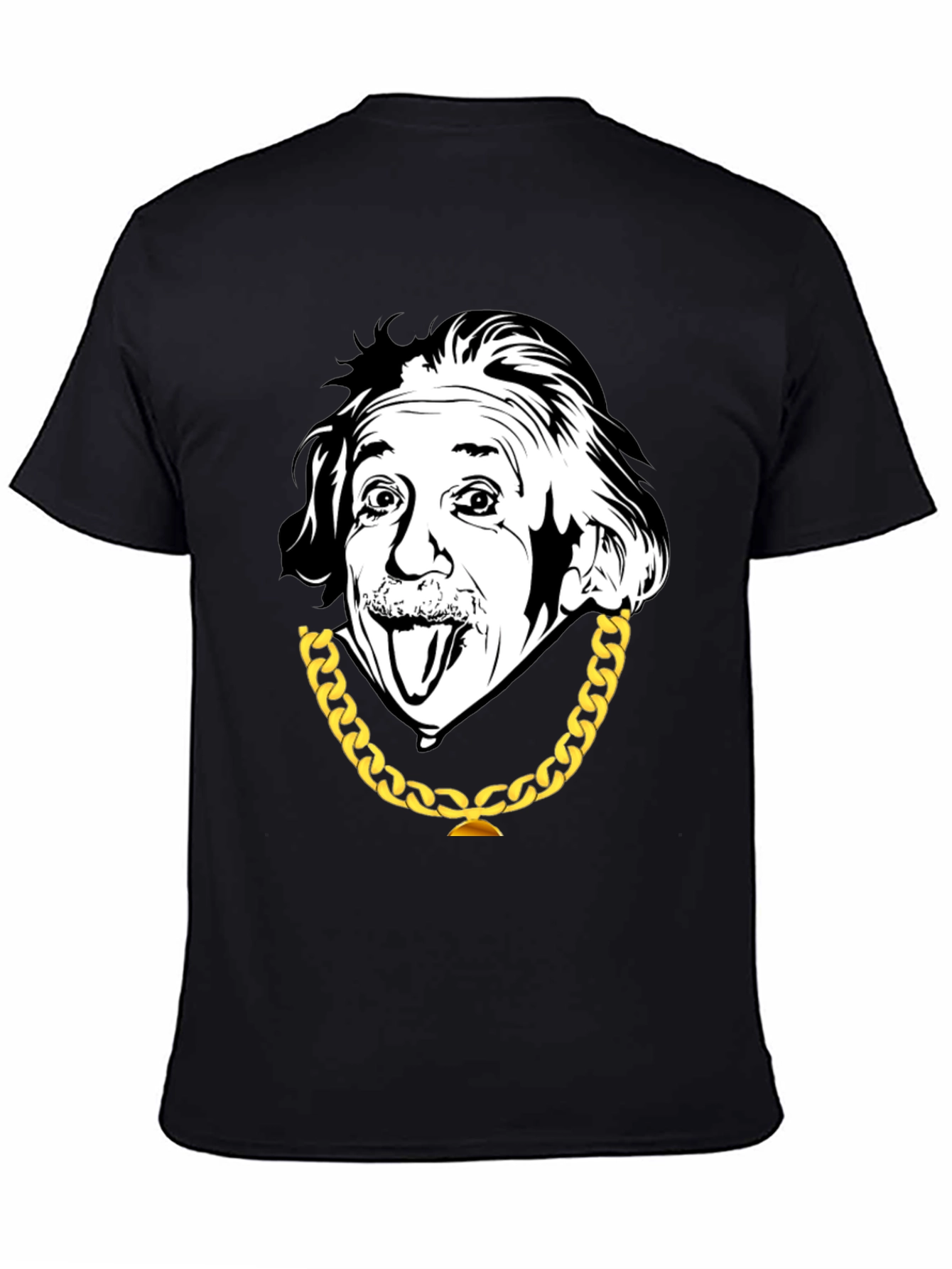 Einstein Graphic T-Shirt - Black Cotton Tee