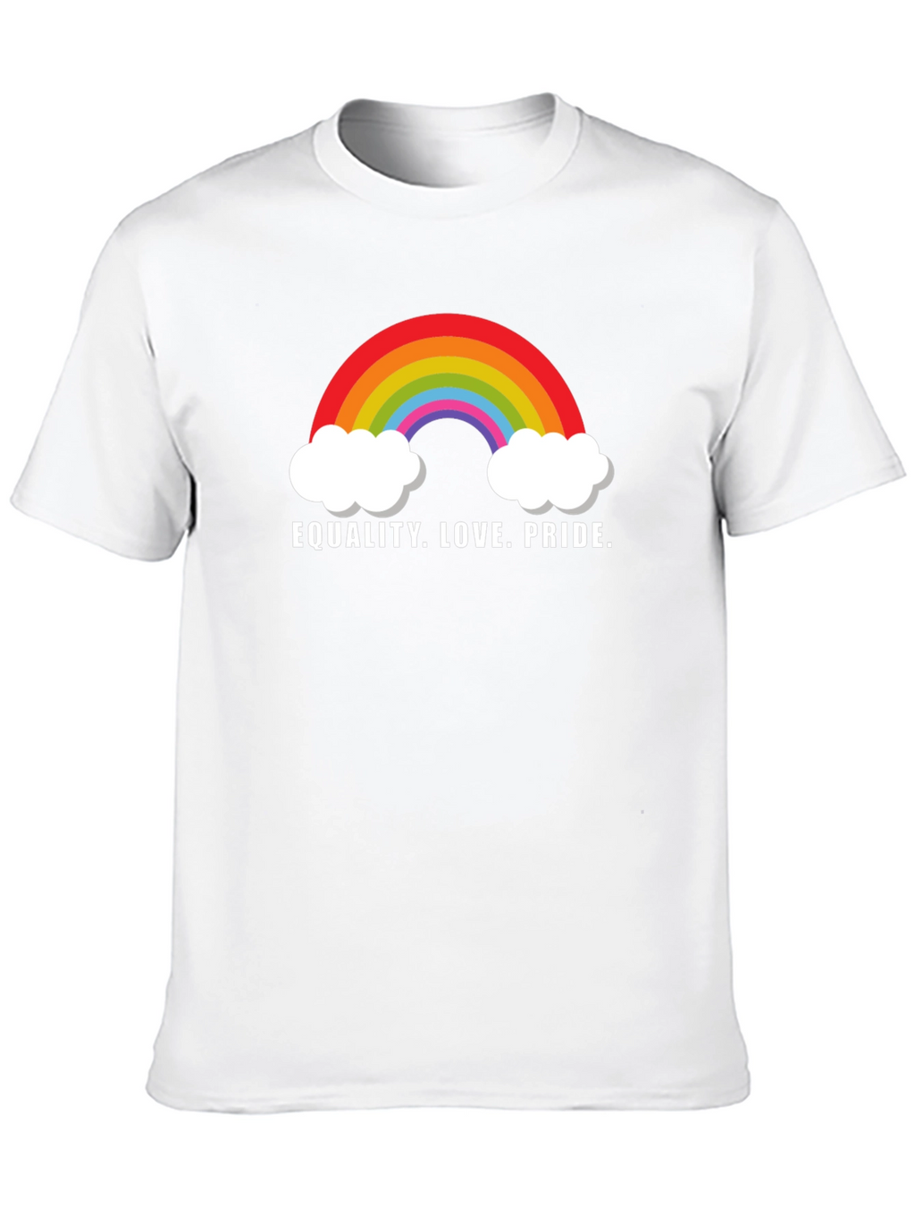 Equality Love Pride Rainbow Graphic Tee