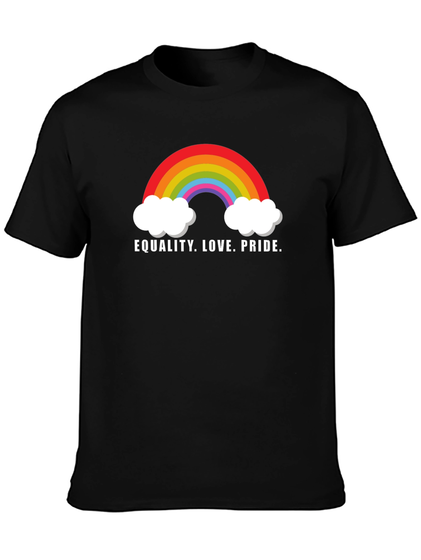 Equality Love Pride Rainbow Graphic Tee