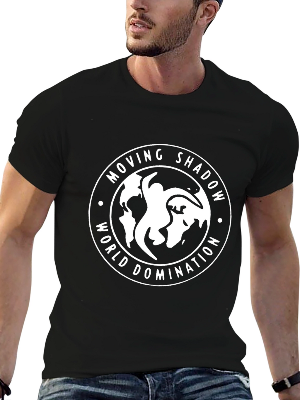 Moving Shadow World Domination Black T-Shirt