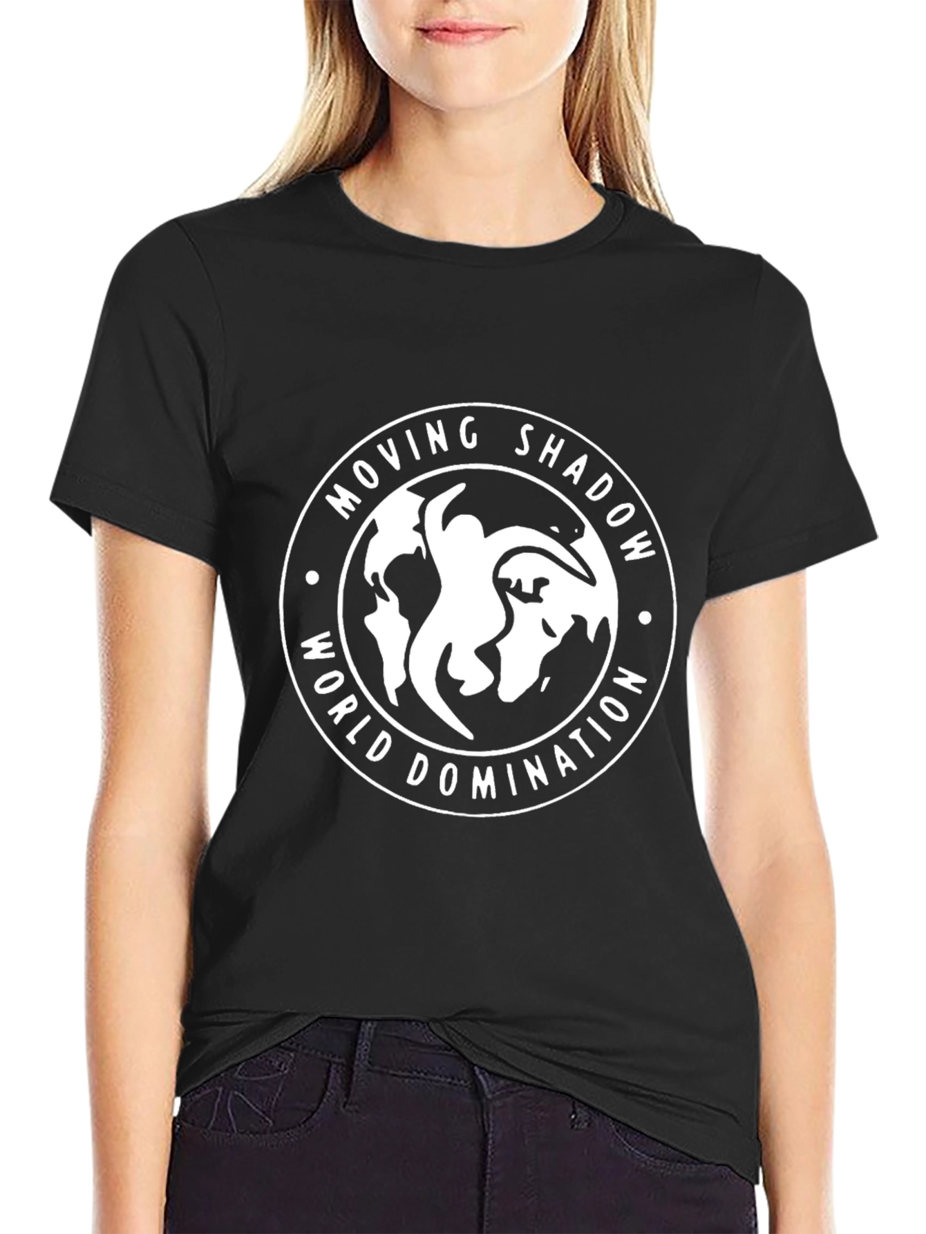 Moving Shadow World Domination Black T-Shirt