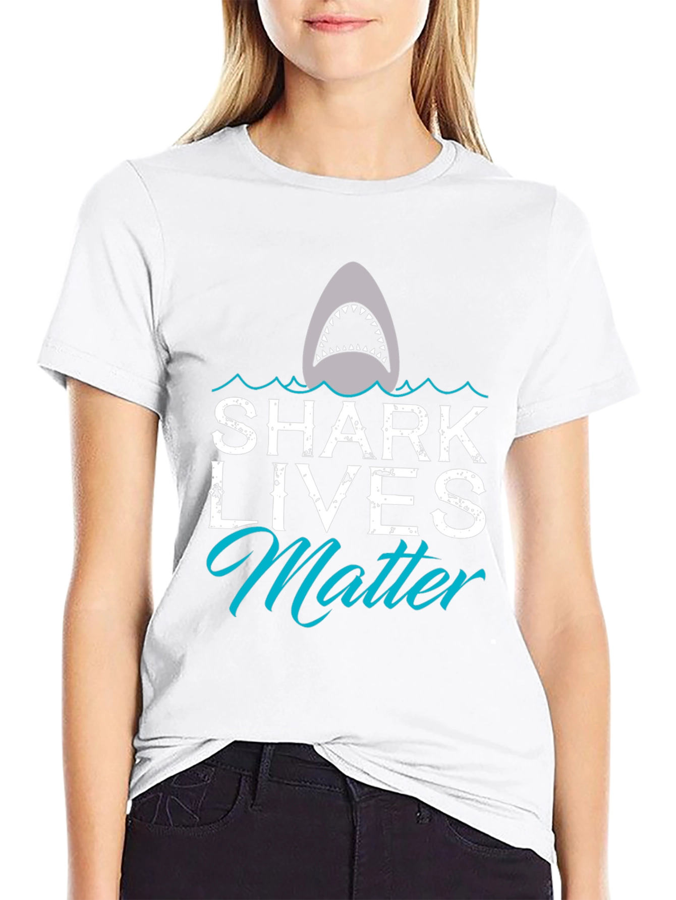 Shark Lives Matter Graphic T-Shirt