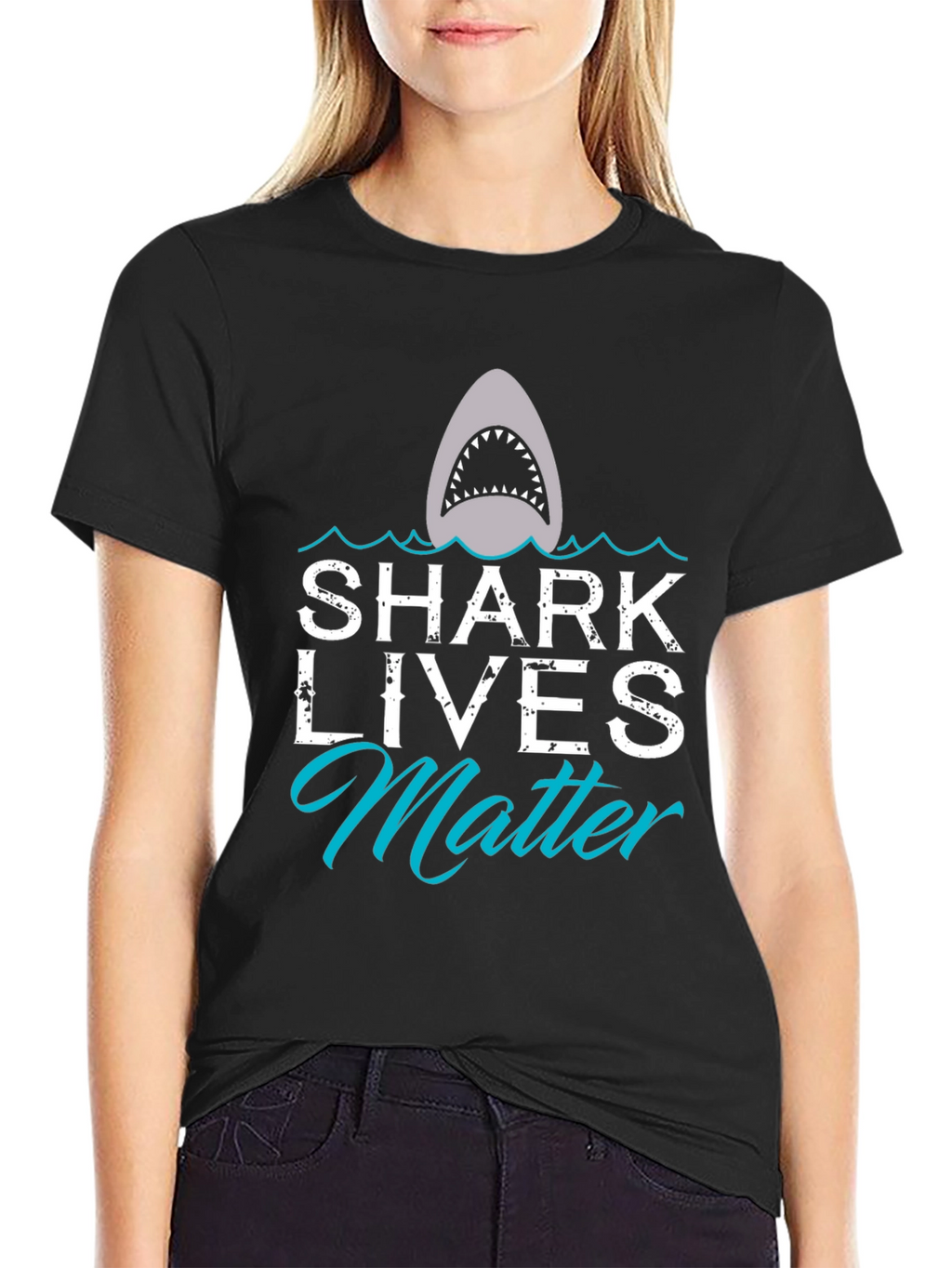 Shark Lives Matter Graphic T-Shirt