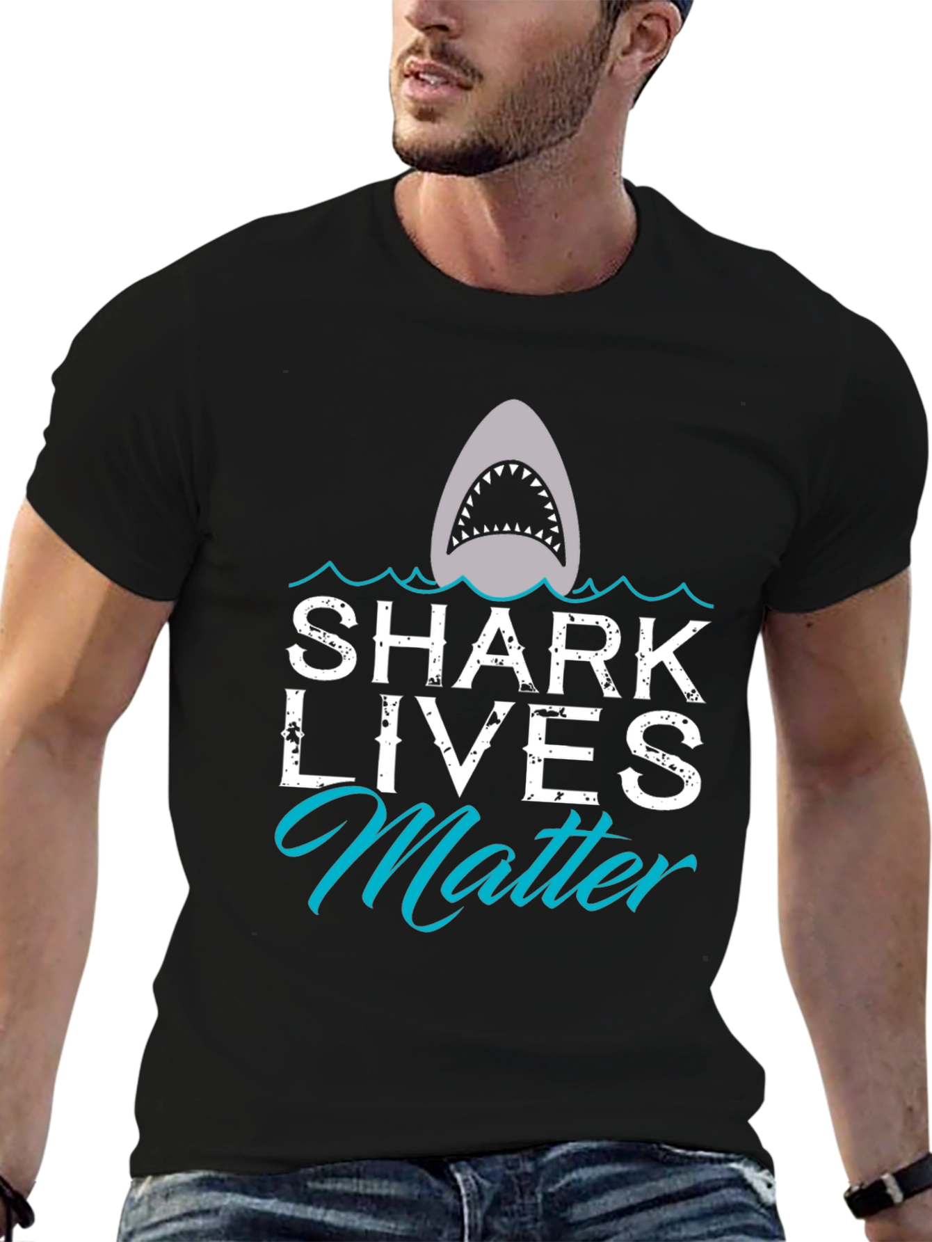 Shark Lives Matter Graphic T-Shirt