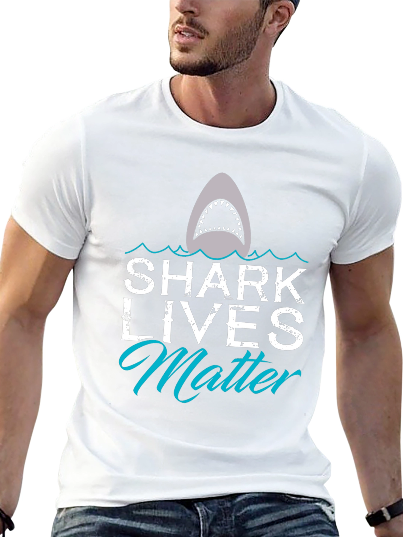 Shark Lives Matter Graphic T-Shirt