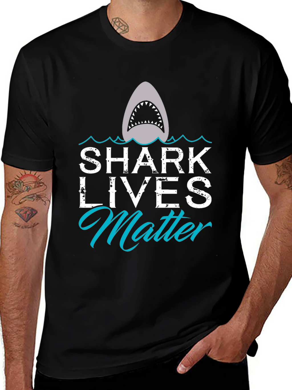 Shark Lives Matter Graphic T-Shirt