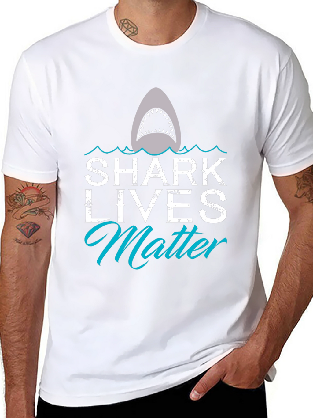 Shark Lives Matter Graphic T-Shirt