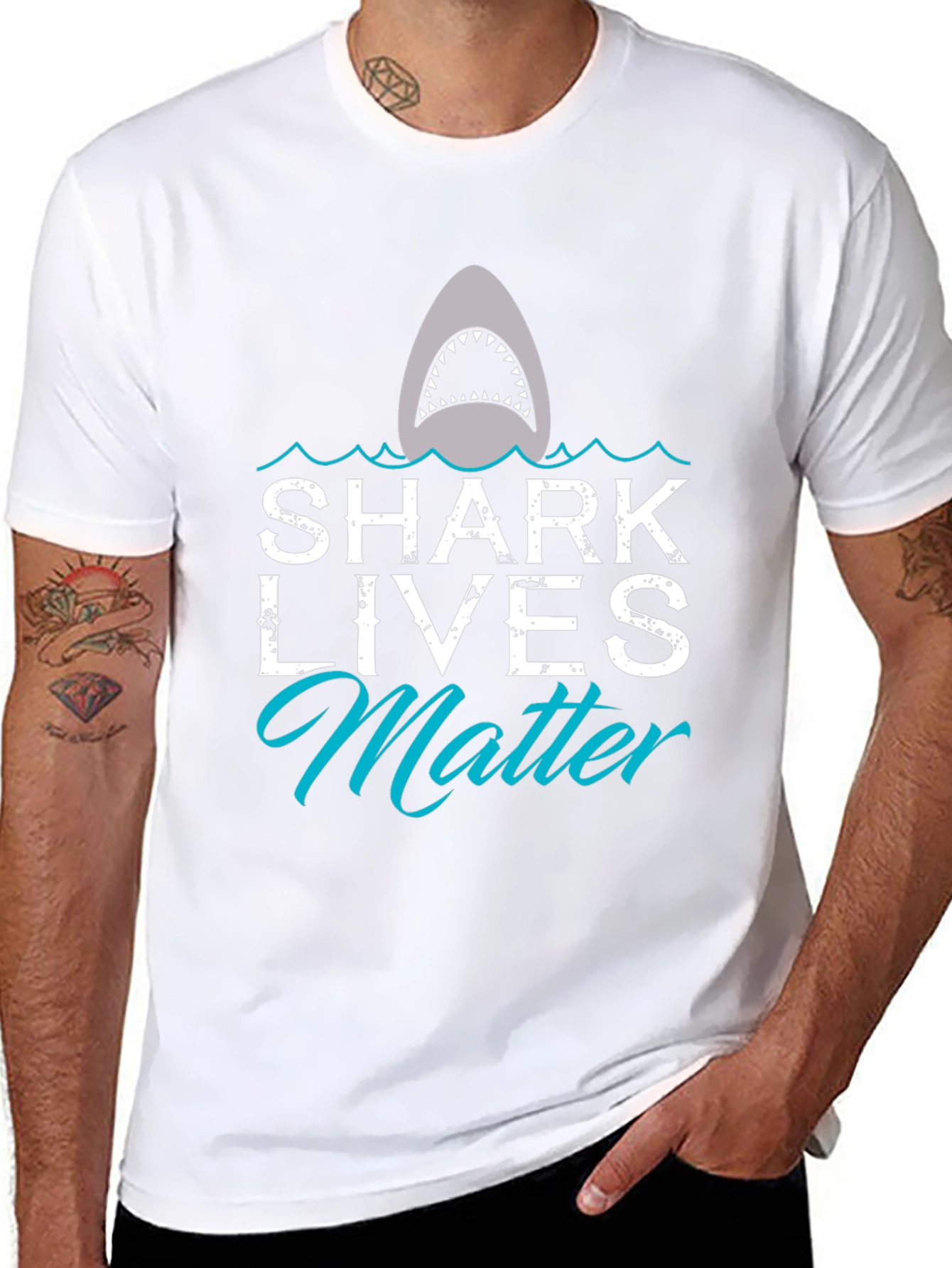 Shark Lives Matter Graphic T-Shirt
