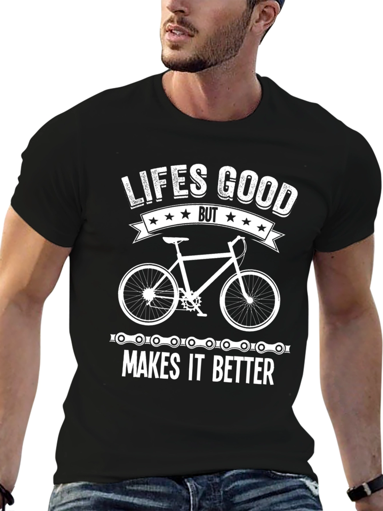 Lifes Good Makes It Better Bike T-Shirt