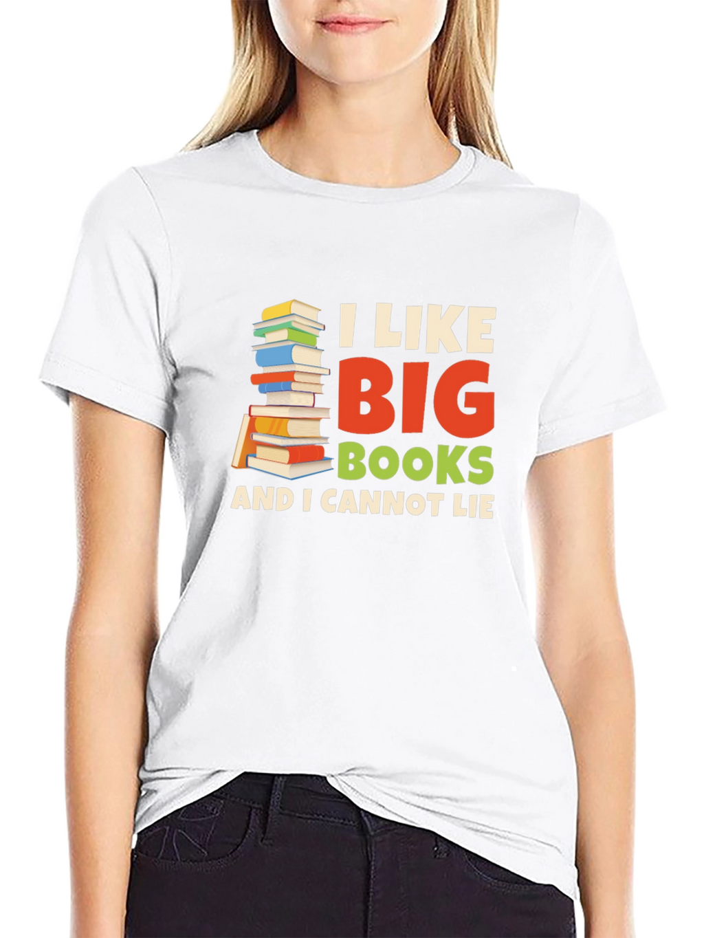 I Like Big Books T-Shirt - Novelty Reader Tee