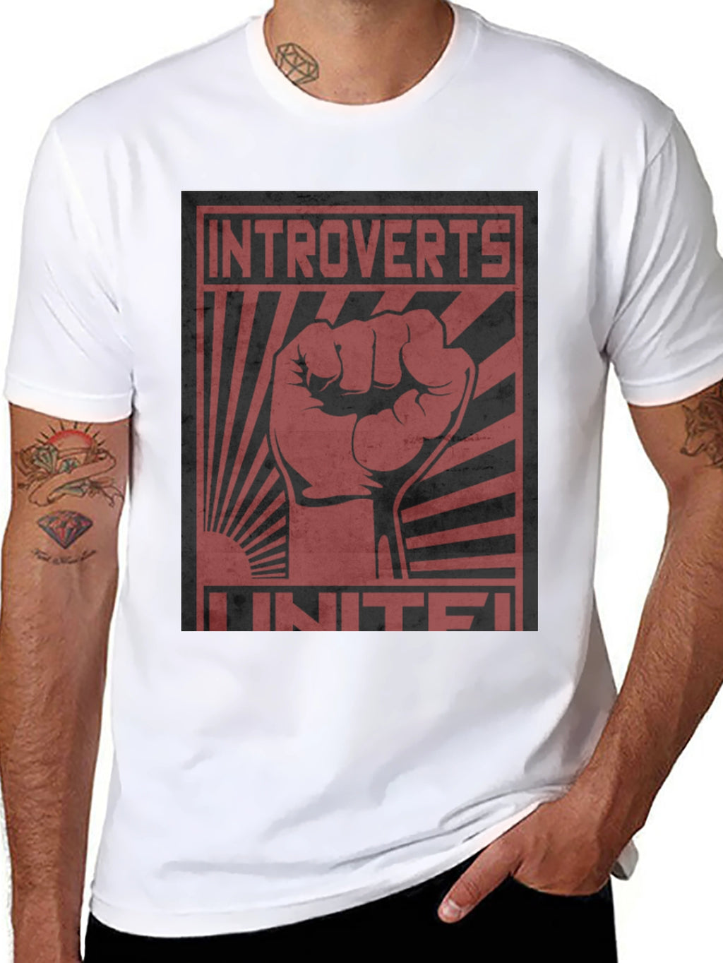 Introverts United Graphic T-Shirt