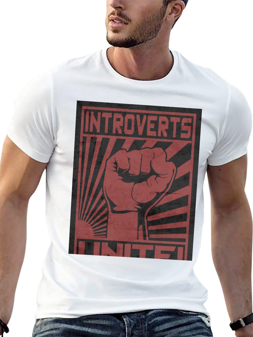 Introverts United Graphic T-Shirt