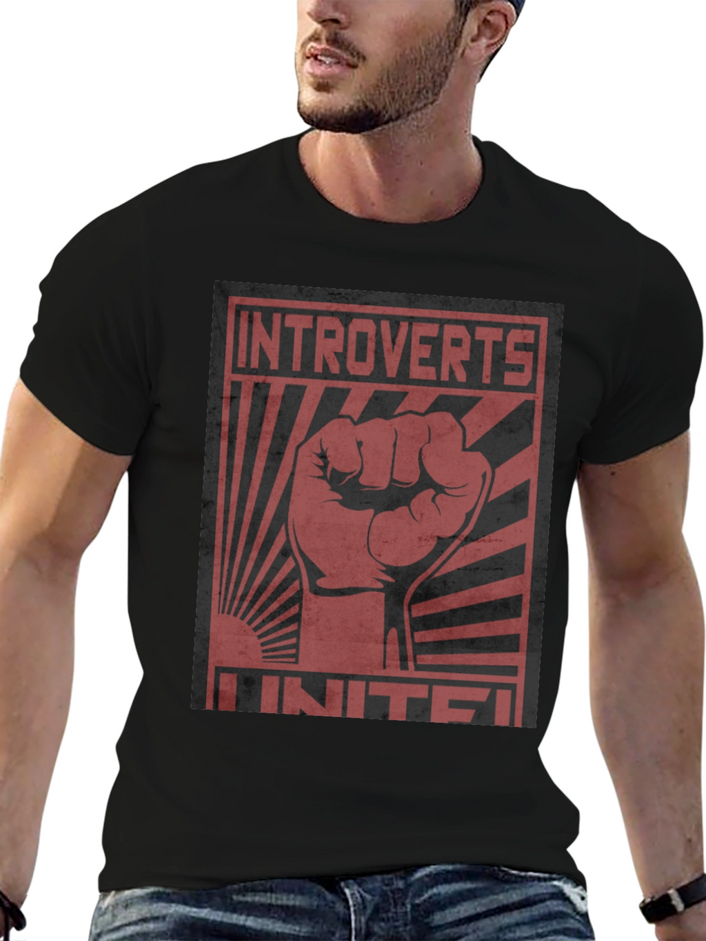 Introverts United Graphic T-Shirt