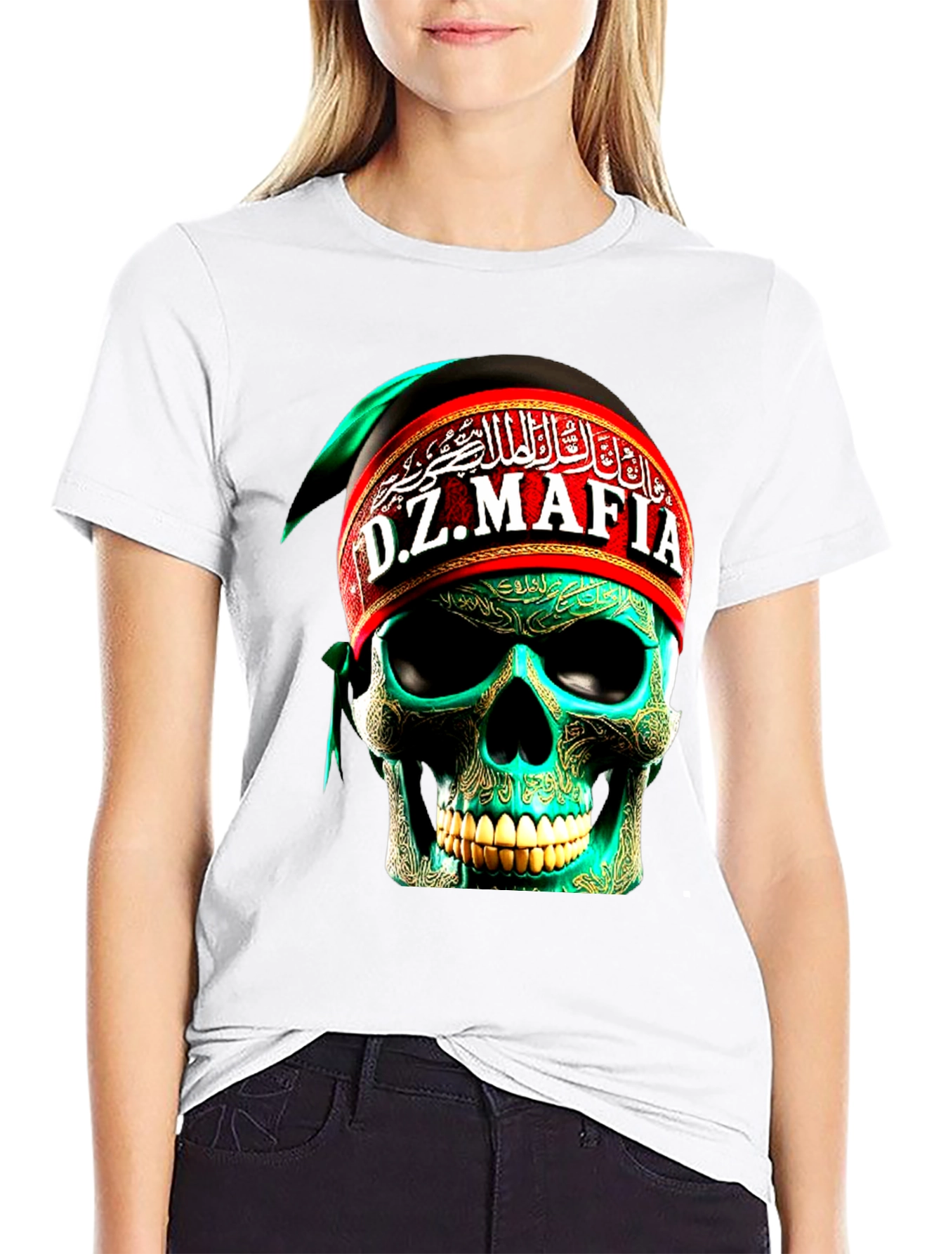 D.Z. Mafia Skull Graphic Tee