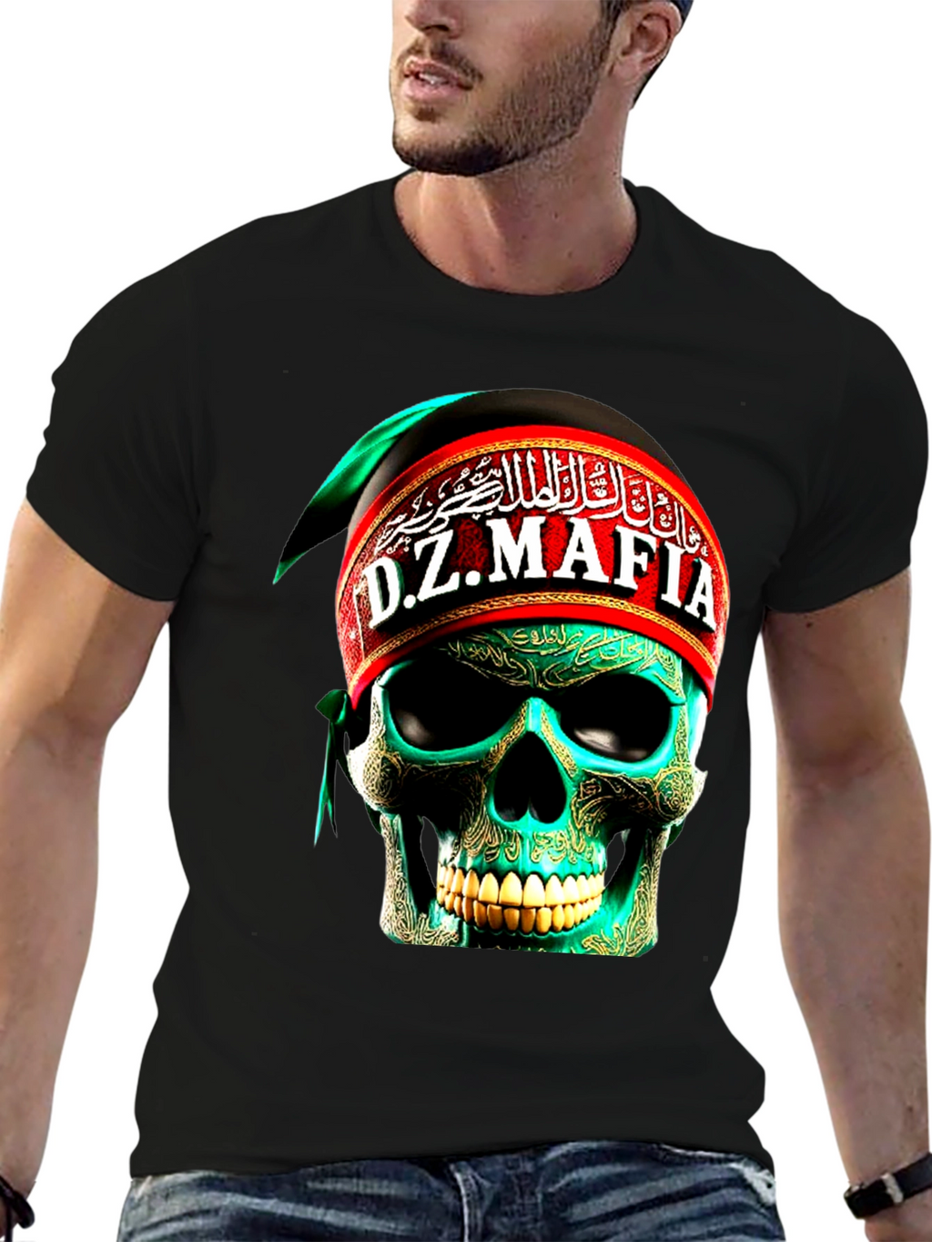 D.Z. Mafia Skull Graphic Tee