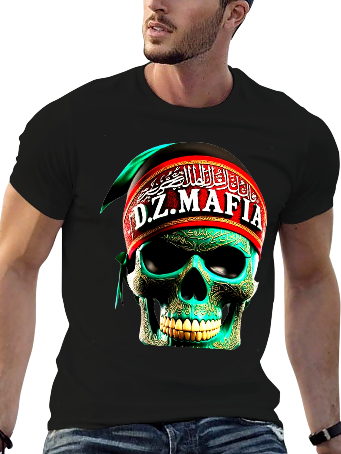 D.Z. Mafia Skull Graphic Tee