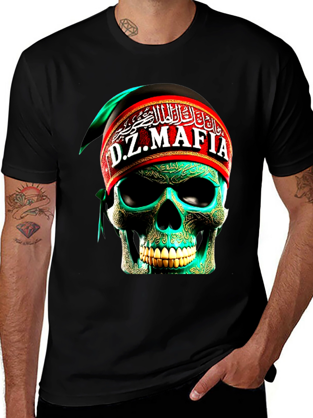 D.Z. Mafia Skull Graphic Tee