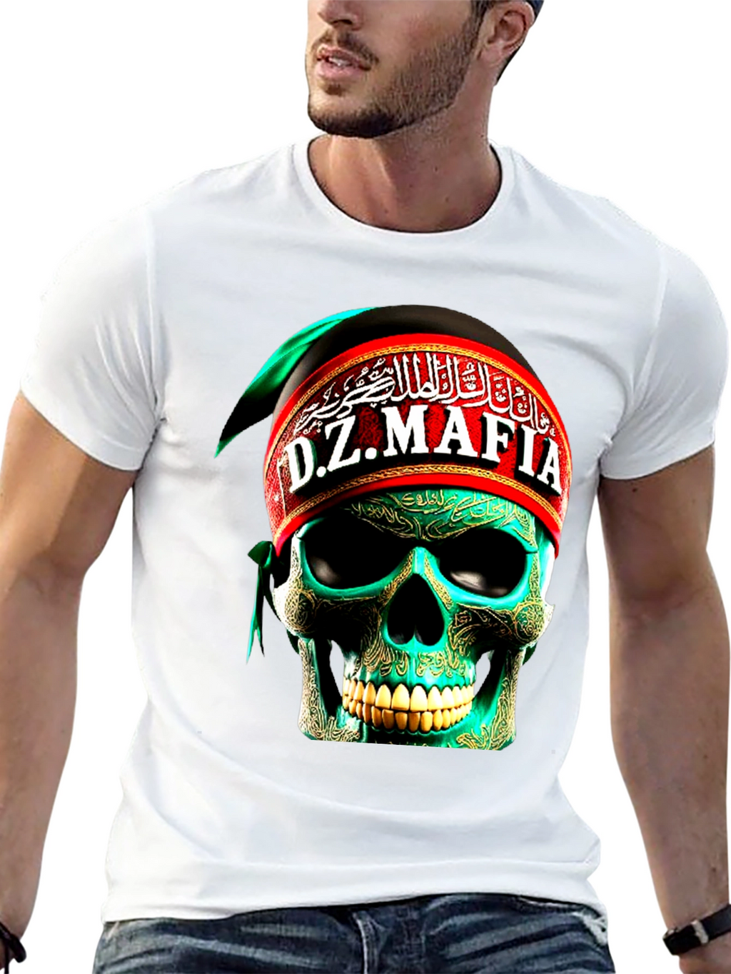 D.Z. Mafia Skull Graphic Tee