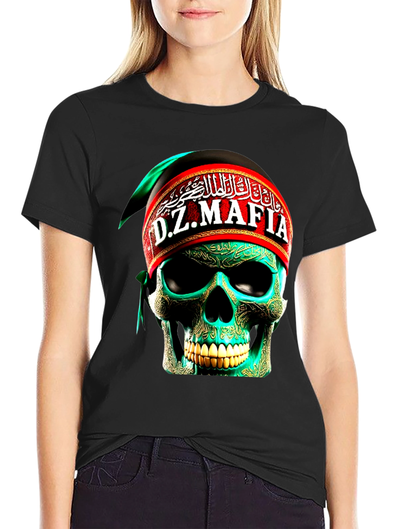 D.Z. Mafia Skull Graphic Tee