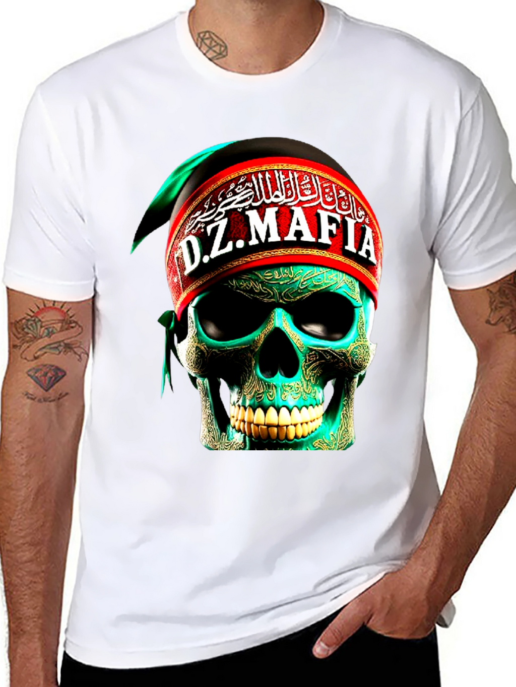 D.Z. Mafia Skull Graphic Tee