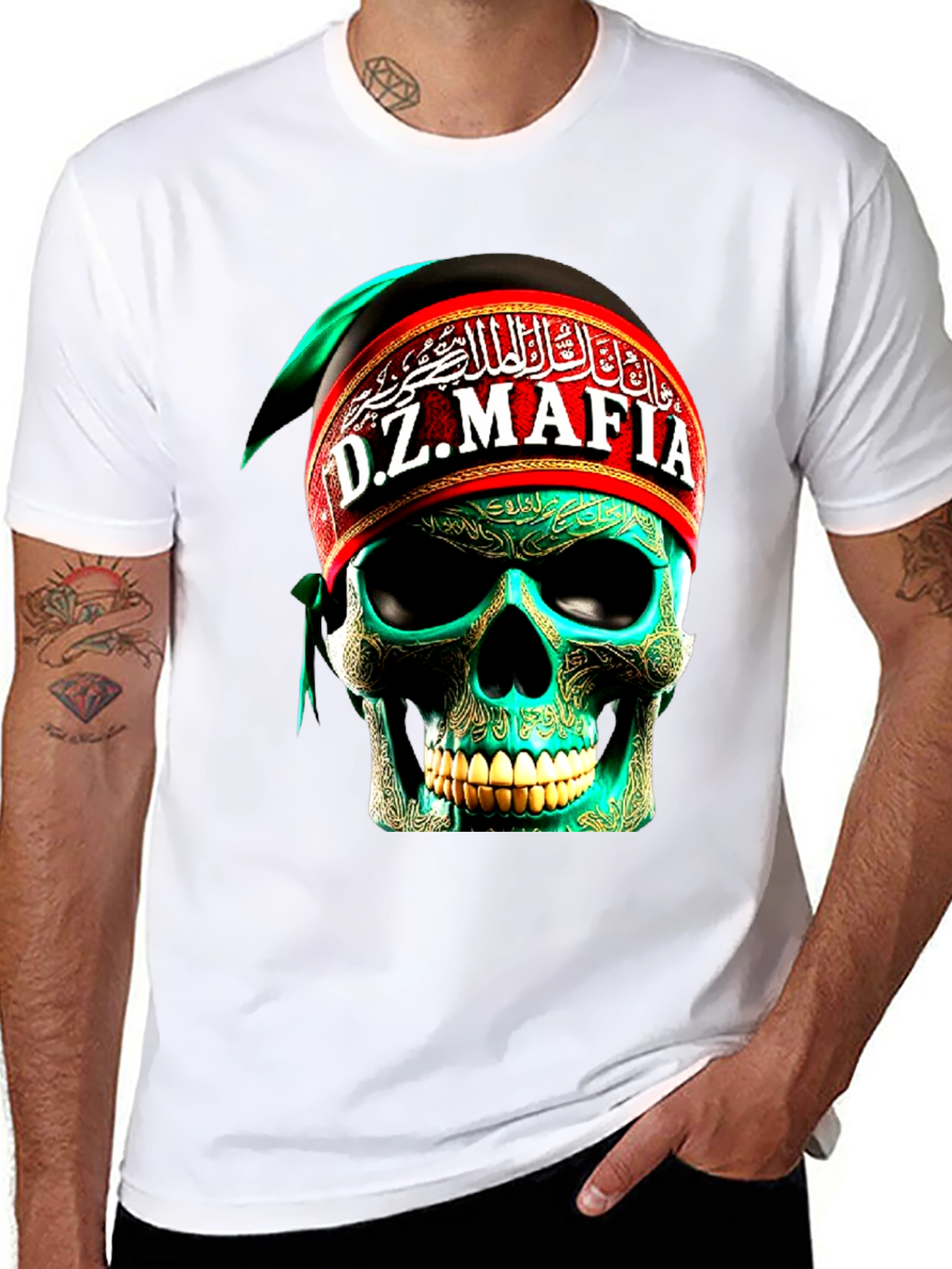 D.Z. Mafia Skull Graphic Tee