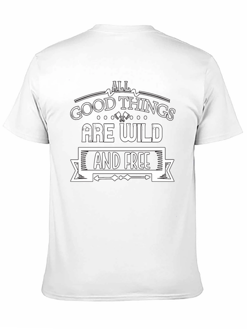 Wild & Free Graphic Tee - Black