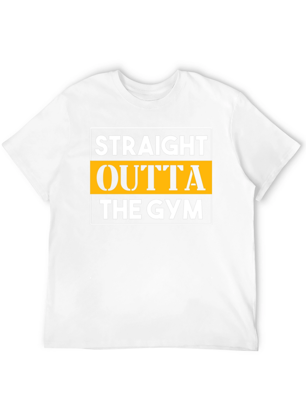 Straight Outta The Gym Black T-Shirt