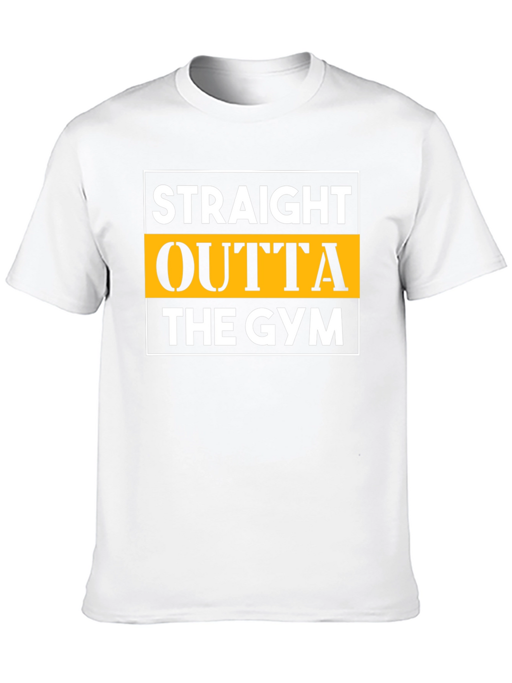 Straight Outta The Gym Black T-Shirt
