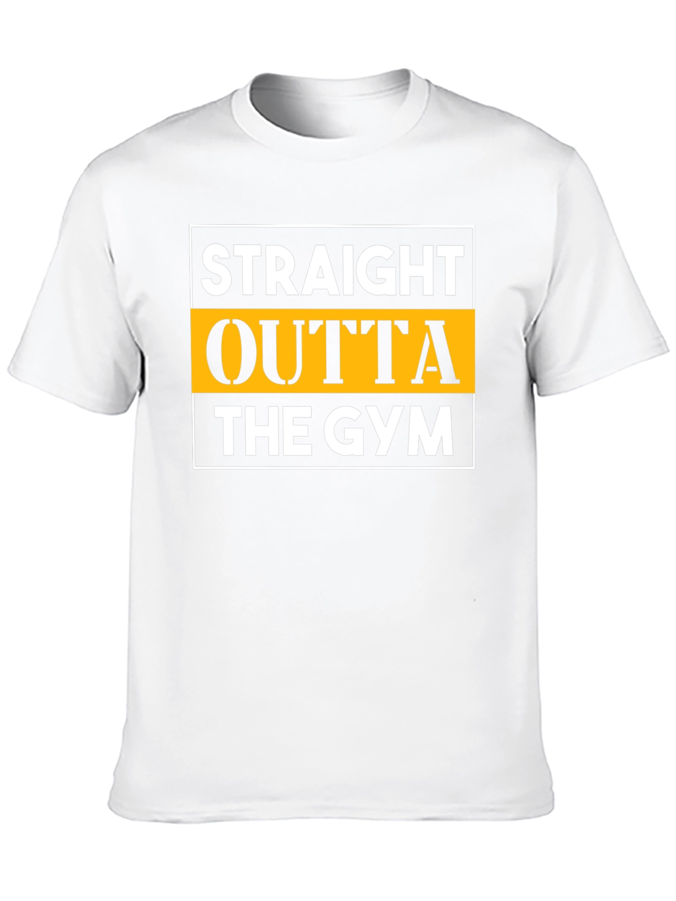 Straight Outta The Gym Black T-Shirt