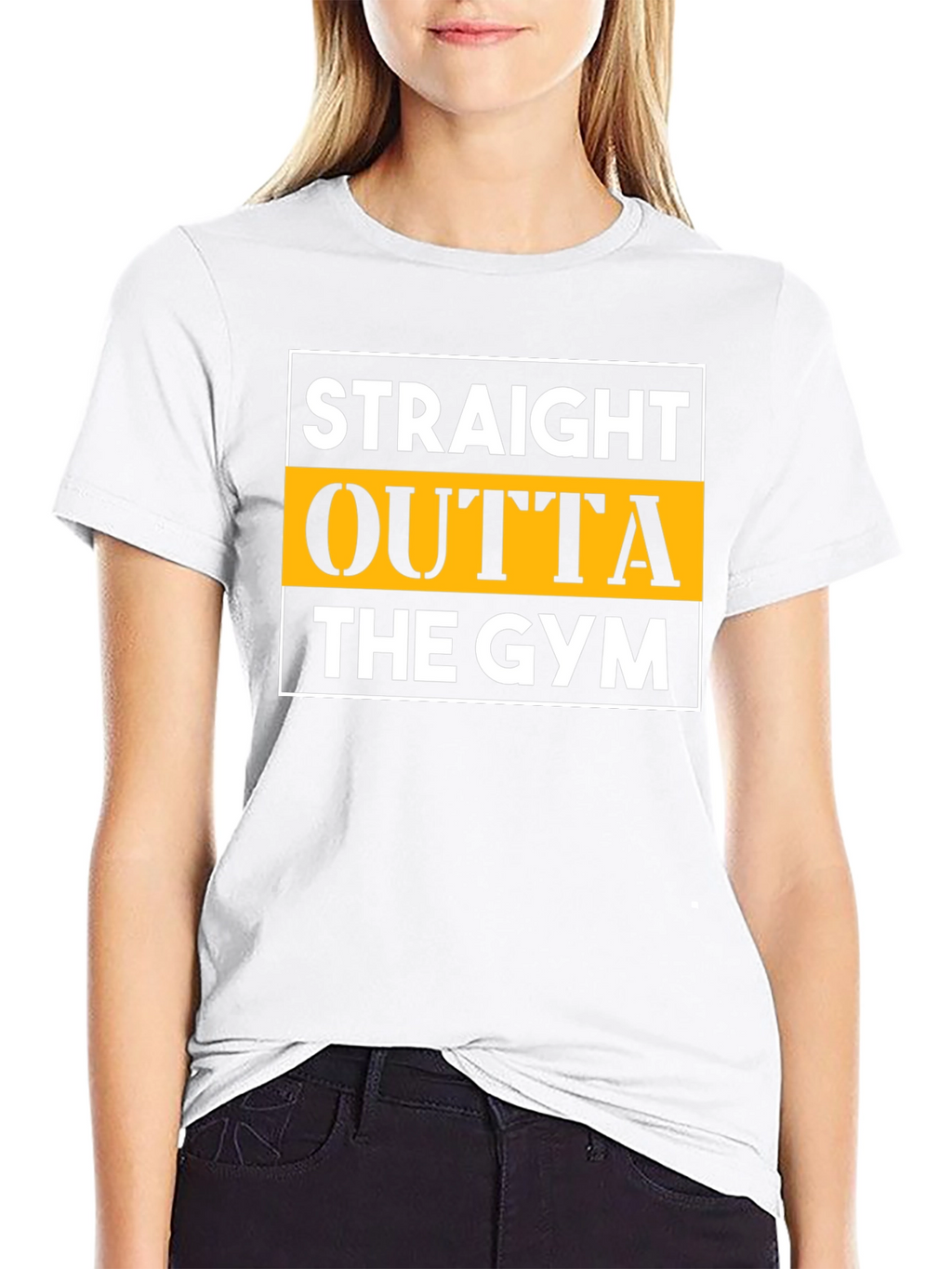 Straight Outta The Gym Black T-Shirt