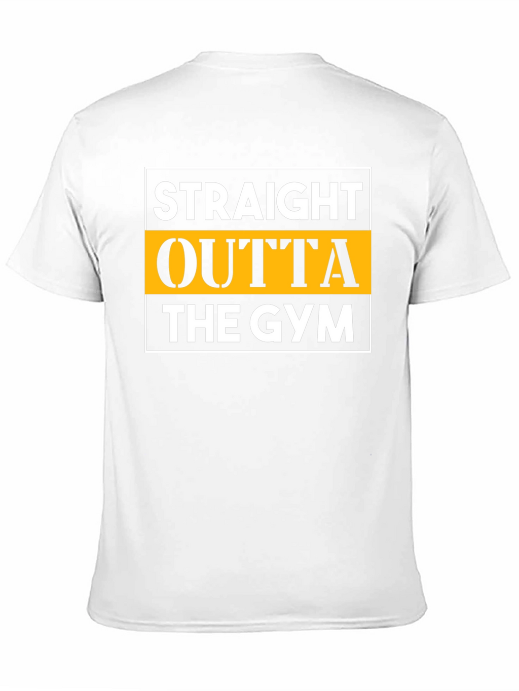 Straight Outta The Gym Black T-Shirt