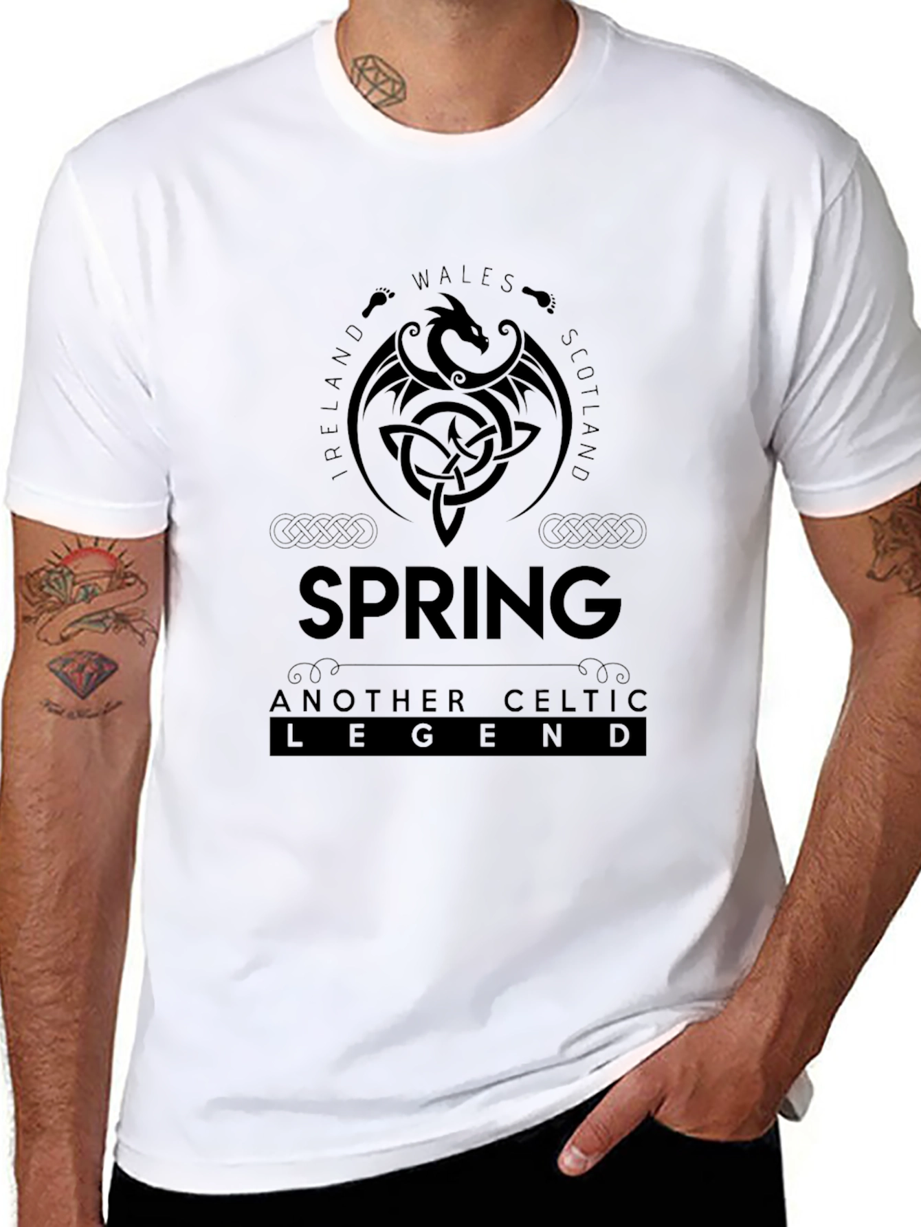 Celtic Dragon Spring Legend T-Shirt