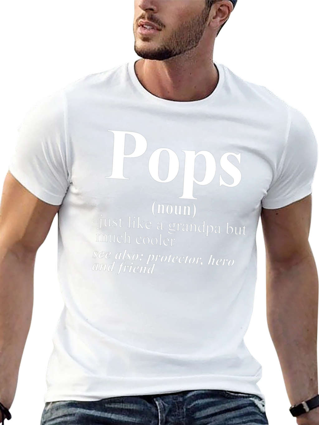 Pops Definition T-Shirt - Cool Grandpa Tee