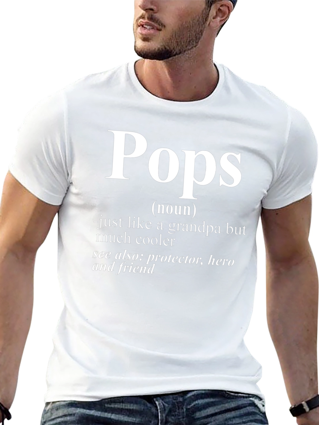 Pops Definition T-Shirt - Cool Grandpa Tee