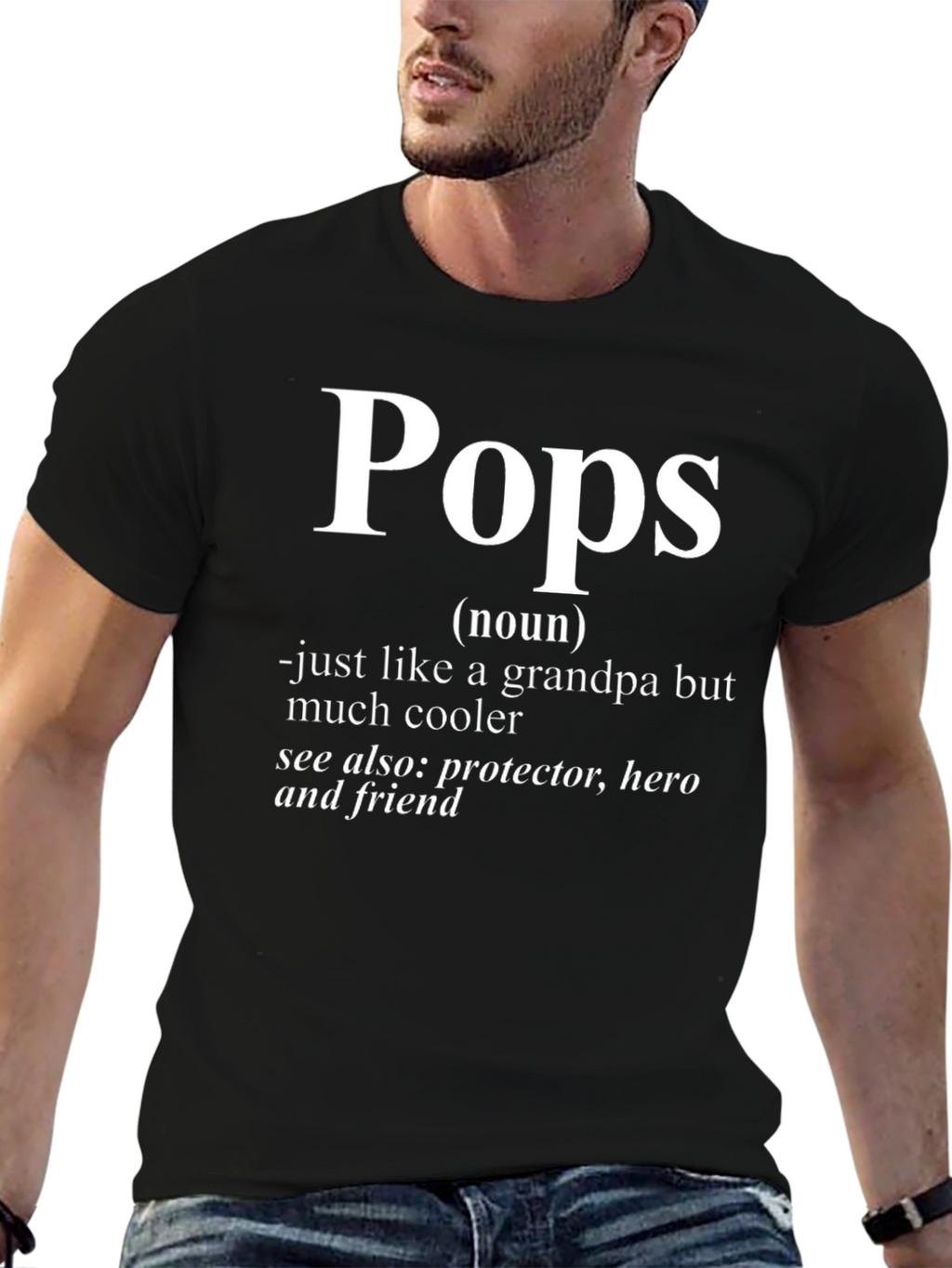 Pops Definition T-Shirt - Cool Grandpa Tee