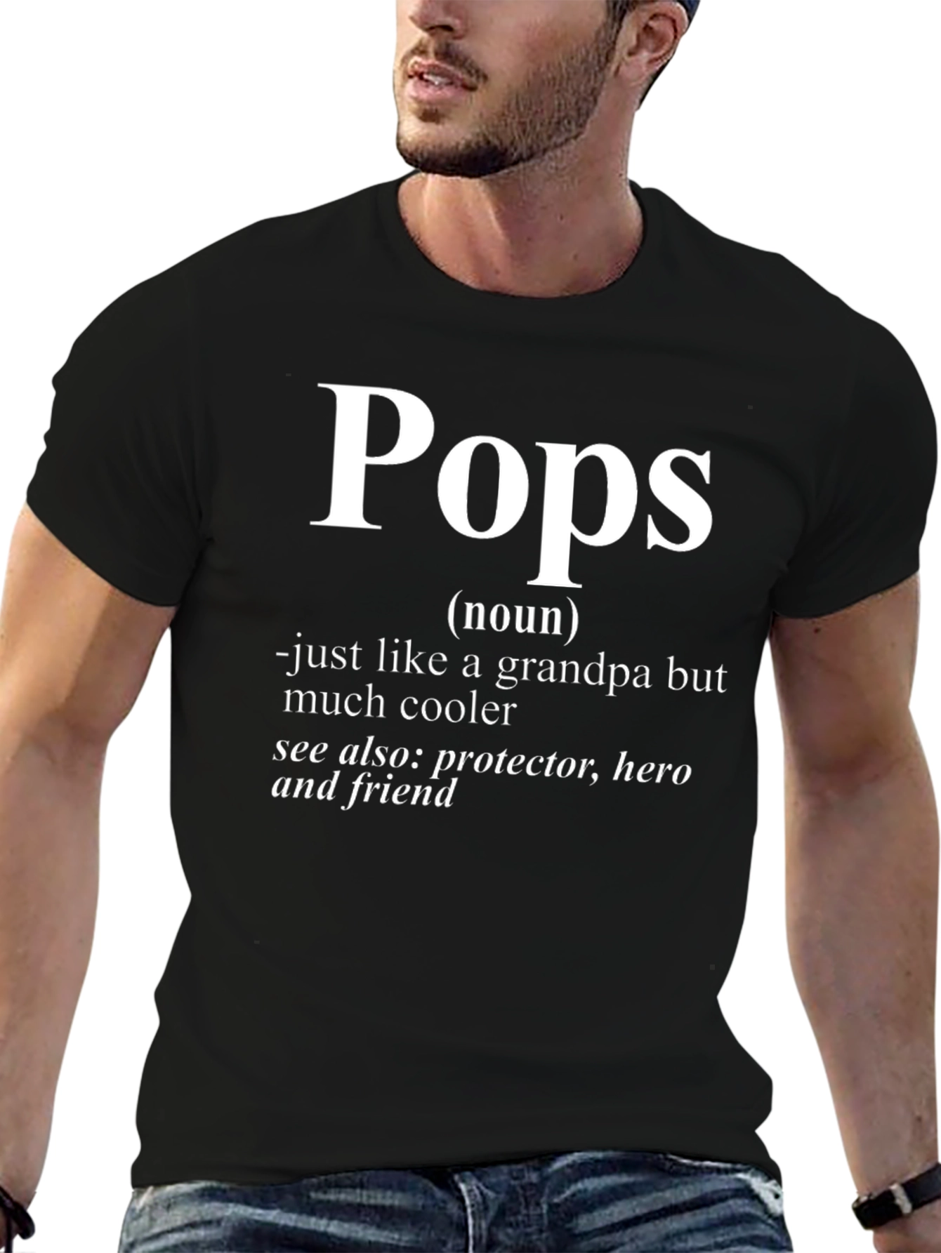 Pops Definition T-Shirt - Cool Grandpa Tee