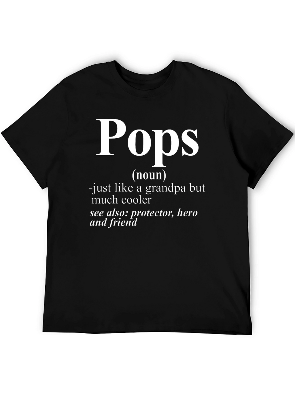 Pops Definition T-Shirt - Cool Grandpa Tee