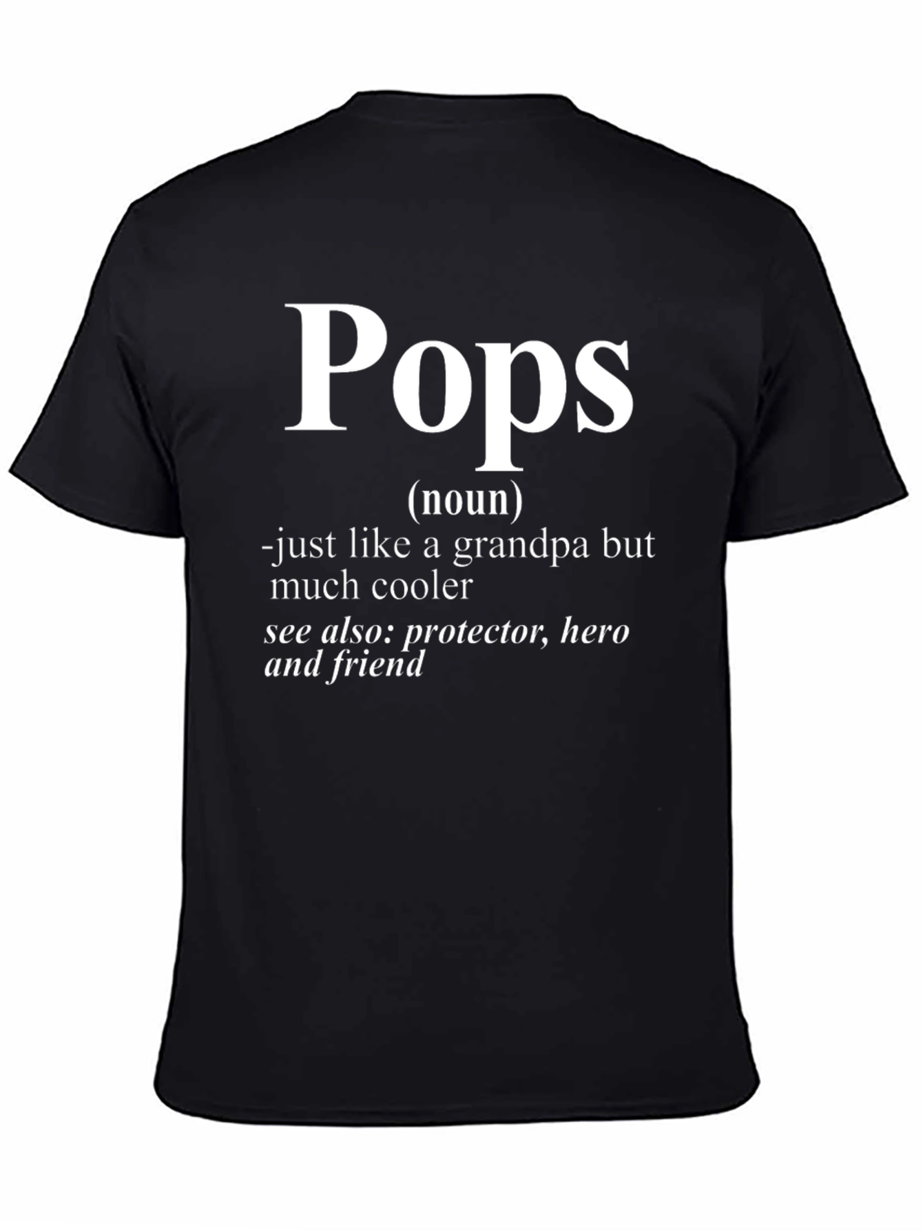 Pops Definition T-Shirt - Cool Grandpa Tee
