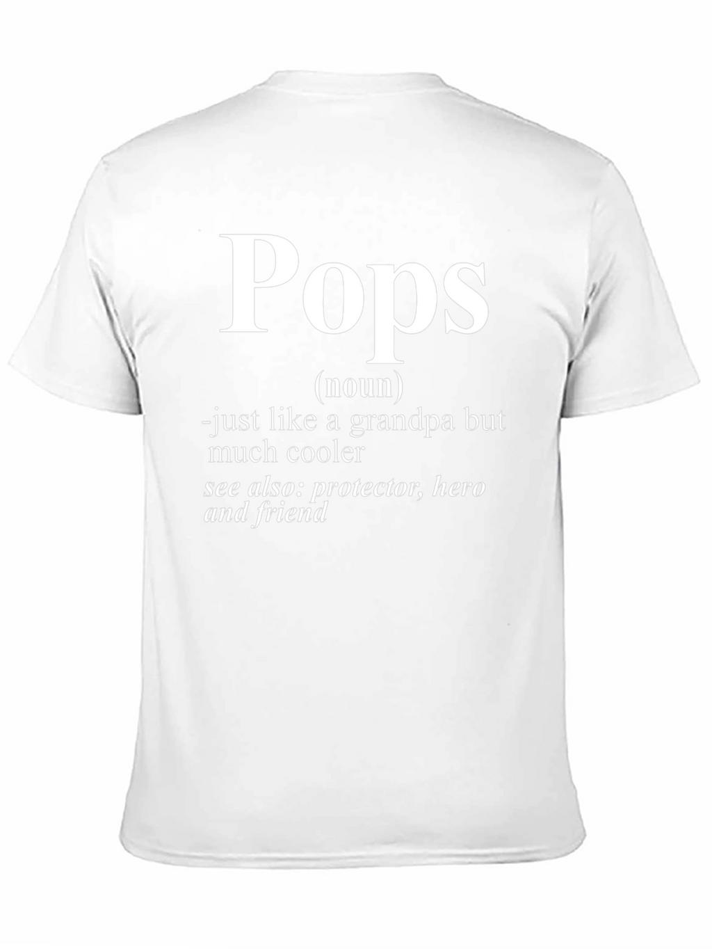 Pops Definition T-Shirt - Cool Grandpa Tee