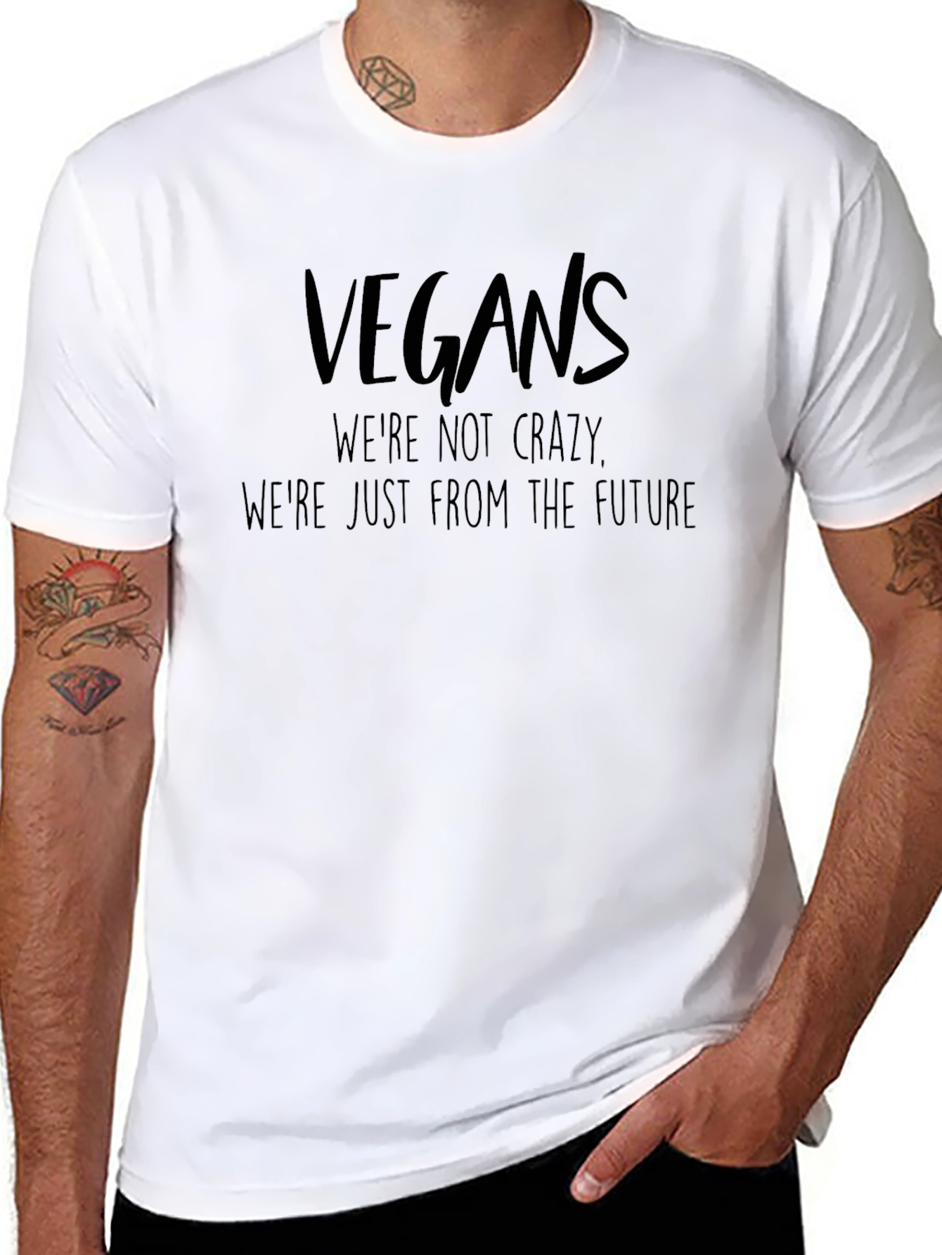 Vegan Future T-Shirt - Crazy Funny Tee