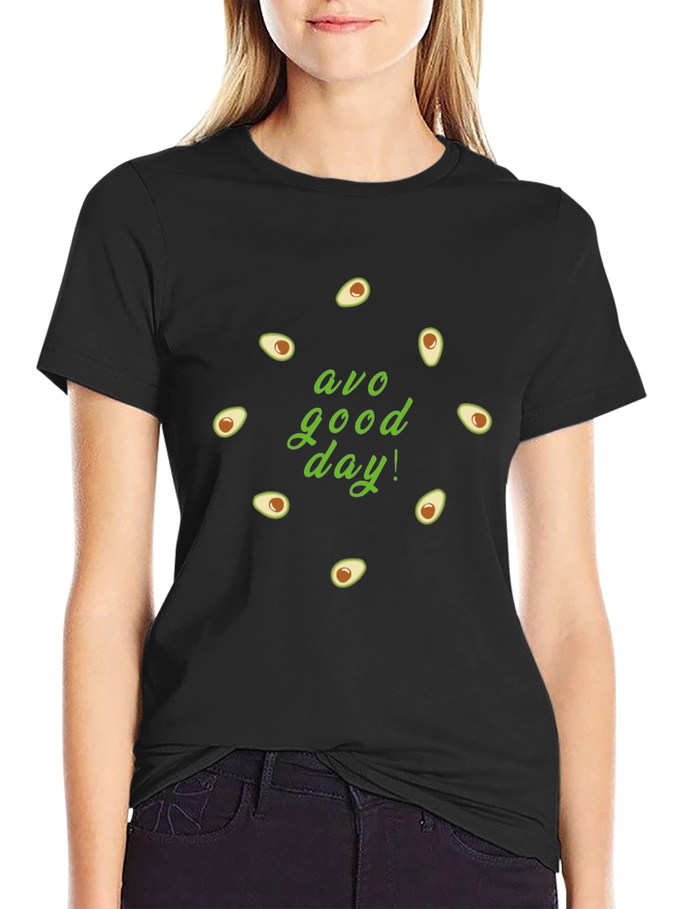 Avo Good Day T-Shirt - Funny Avocado Graphic Tee