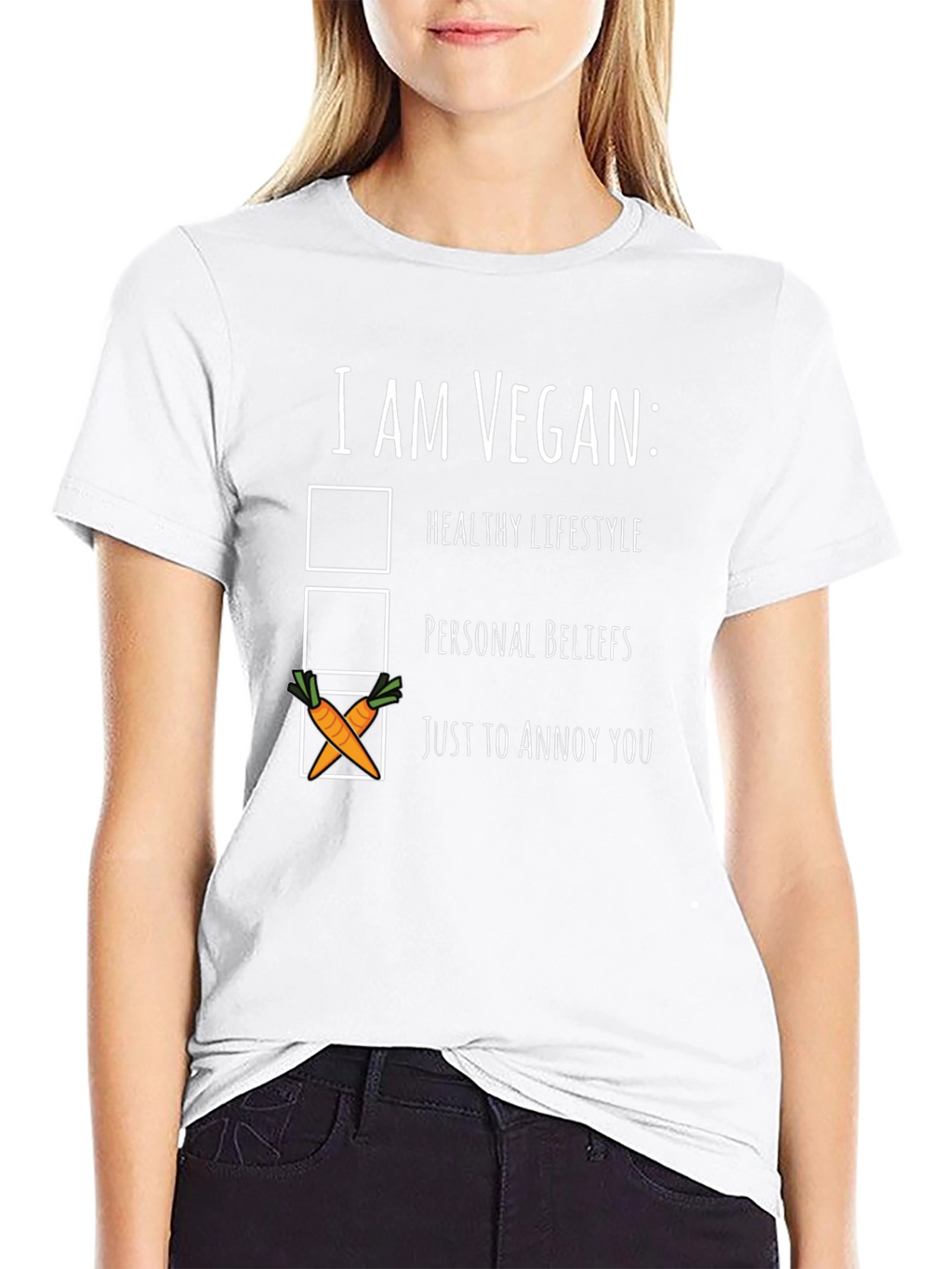 Vegan Humor T-Shirt: Just To Annoy You Tee