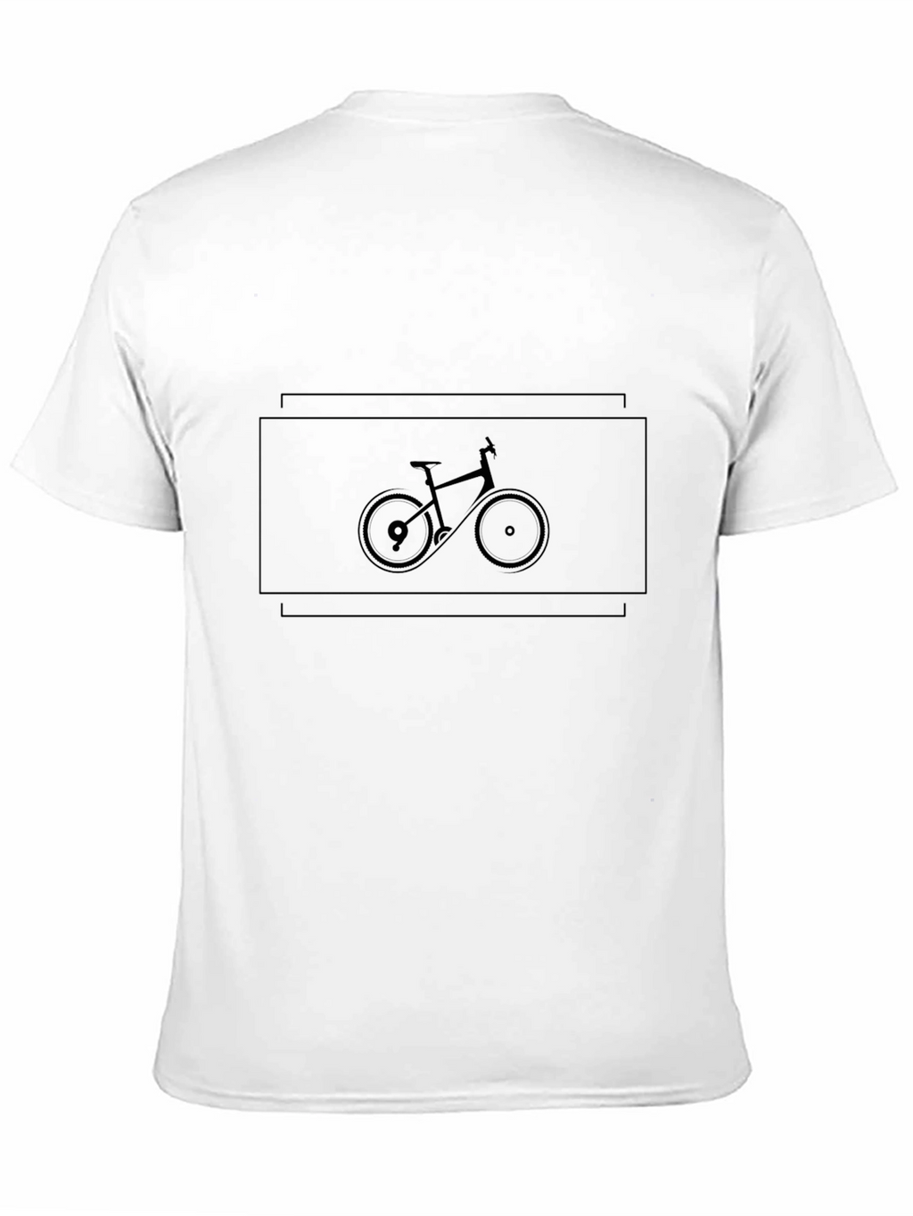 Mens Black Bicycle Graphic T-Shirt