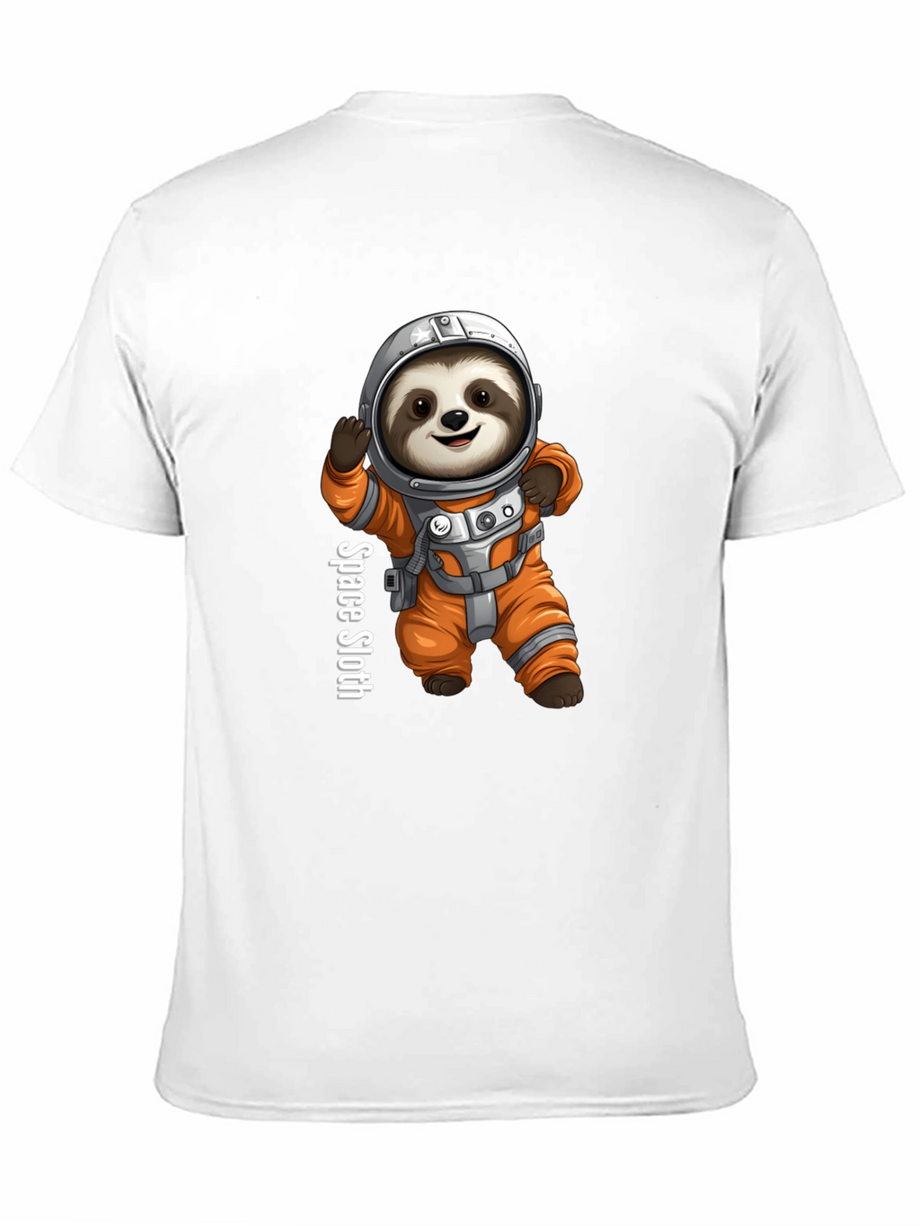 Space Sloth Graphic Tee - Funny Astronaut Design