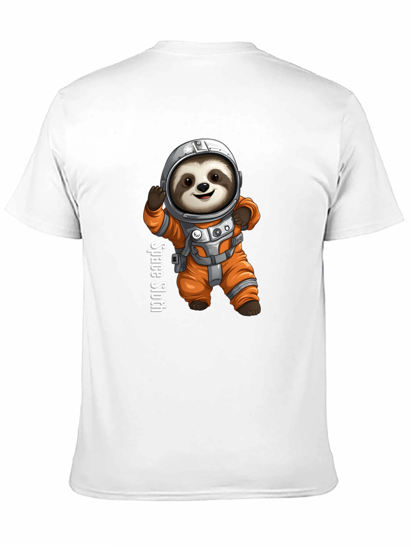 Space Sloth Graphic Tee - Funny Astronaut Design